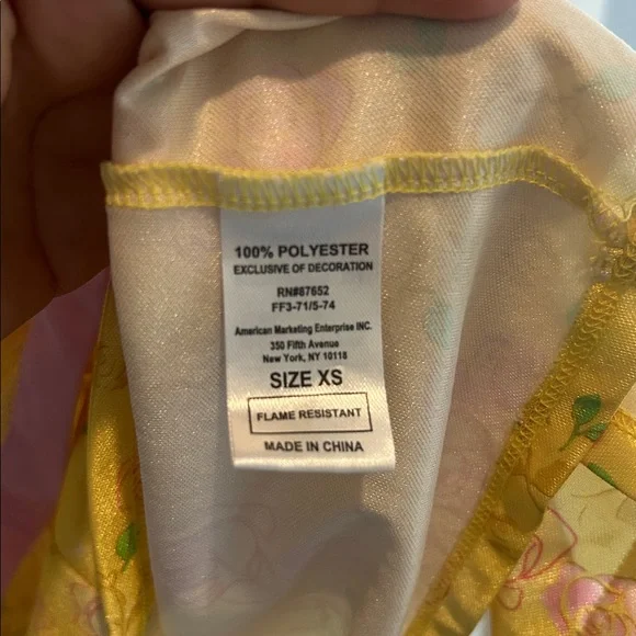 Disney Princess Pink and Yellow Nightgown Duo size 6 and XS - Picture 6 of 13